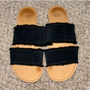 UGG black sandals
